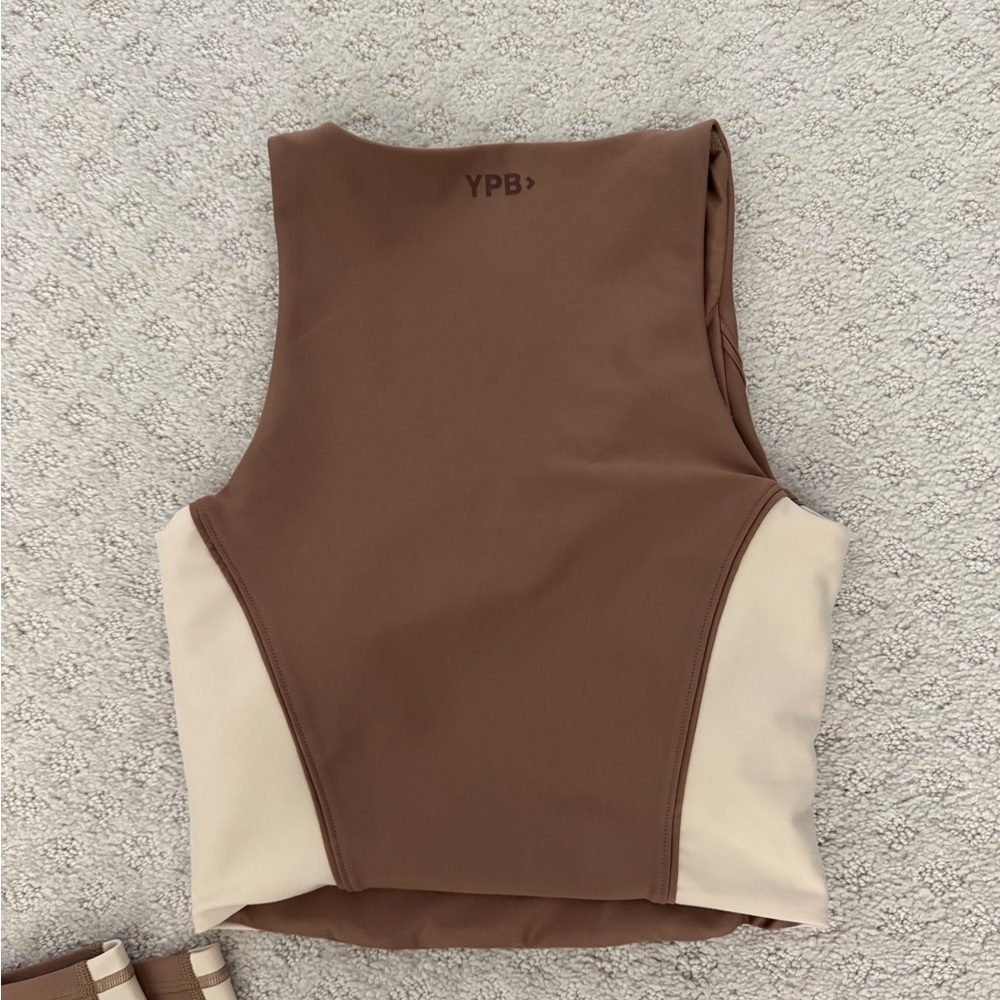 Abercrombie & Fitch YPB Small Leggings Willow Colorblock Set - Picture 2 of 5